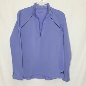Under Armour Coldgear Athletic Long Sleeve 1/2 Zip Pullover Size YXL